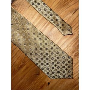 Chas Reed‎ & Co. Collection Neck Tie Men Gold Silk Business Resort Weddings